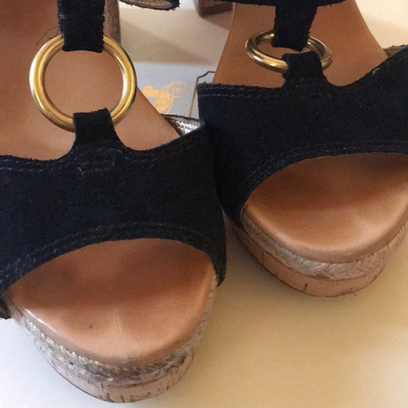 COACH ‘Valeann’ Black Suede Platforms - Picture 3 of 5